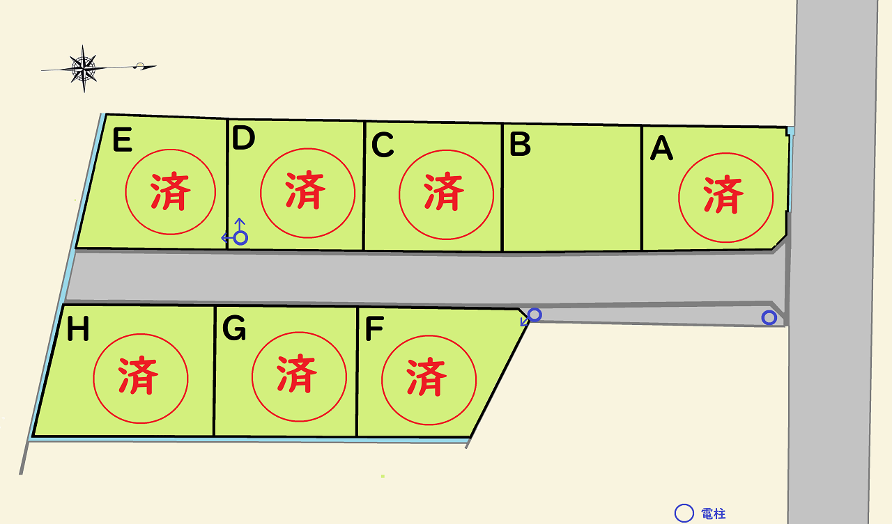 区画図（グリーンフィールド金屋本江）20240625