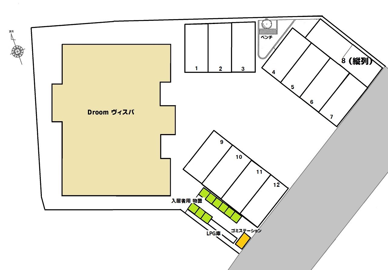 駐車場配置図（Droomヴィスパ）forHP